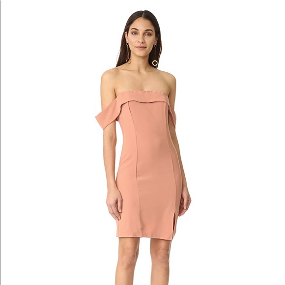 Line and Dot Lopez Off the Shoulder Dress - Picture 1 of 8